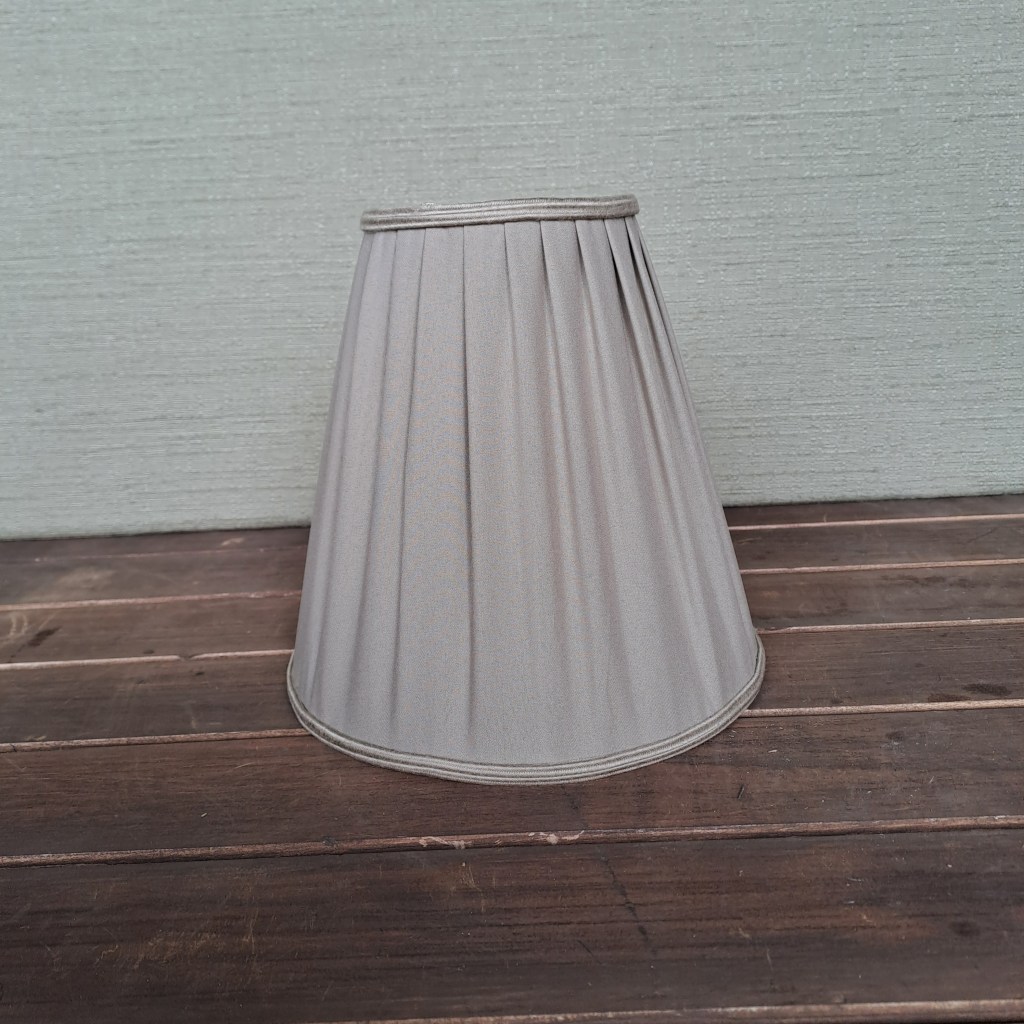 paralume plissettatp grigio